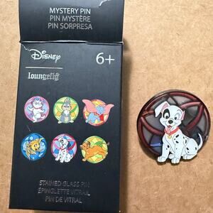 Loungefly Disney Stained Glass Dalmations box Pin
